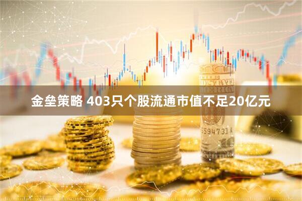 金垒策略 403只个股流通市值不足20亿元